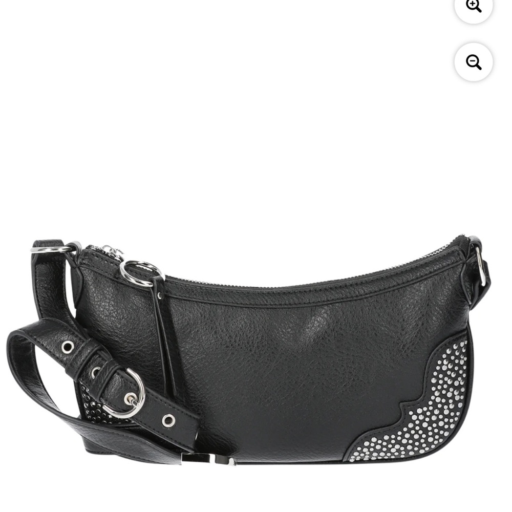 Jessica Simpson Black Studded Women's Shoulder Bag